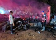 Kebakaran Lahap Kios Bumdes Dan Puluhan Aset Warga di Tumbang Manggu