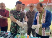 Kodim 1019 Katingan Dukung Pemusnahan Barang Bukti Kasus Pidana