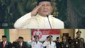 Bupati Saiful dan Wakil Firdaus Ikuti Upacara HUT ke-80 RI Secara Virtual