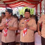 Bupati Katingan Saiful Ikut Upacara Hari Pramuka ke-64 di Palangka Raya