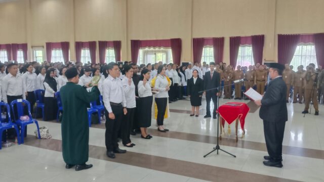 Bupati Saiful Lantik 1.181 PPPK, Dorong Semangat Baru ASN di Kabupaten Katingan
