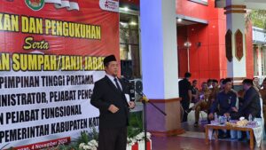 Usai Lantik 260 ASN, Bupati Saiful Dorong Pengembangan Karier dan Kapasitas Pemerintahan di Katingan