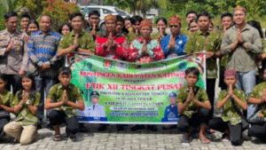 Pemerintah Katingan Lepas Kontingen FTIK XII, Tekankan Pelestarian Budaya Kaharingan