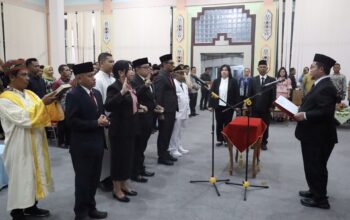 Bupati Katingan Ambil Sumpah 39 Pejabat, Tegaskan Komitmen Pelayanan Publik