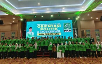 PKB Kalteng Resmi Dikukuhkan, Rahmanto Muhidin Nahkodai Periode 2026–2031
