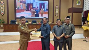Realisasi APBD 2025 Katingan Tembus 94 Persen, Disampaikan dalam Paripurna DPRD