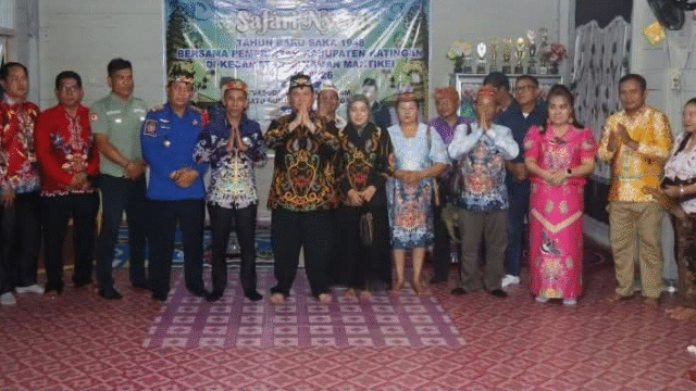 Safari Nyepi di Tumbang Atei, Bupati Katingan Tekankan Pentingnya Kerukunan