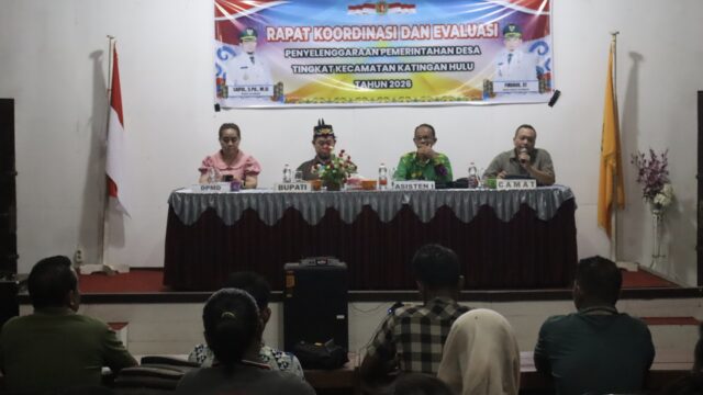 Bupati Katingan Dorong Aparatur Desa Tingkatkan Profesionalitas di Katingan Hulu
