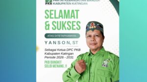 Yanson Nahkodai DPC PKB Katingan, Siap Wujudkan Partai yang Lebih Solid dan Dekat dengan Rakyat
