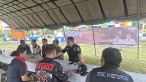 KRYD Polres Gunung Mas, Regu Siaga Harkamtibmas Patroli Dialogis dan Cek Posko Siaga Karhutla