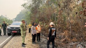 Forkopimda Gunung Mas Perkuat Patroli Karhutla, Kapolres Tekankan Verifikasi Titik Api