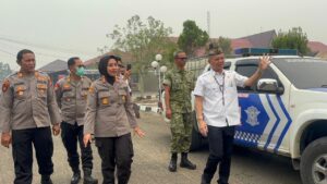 Bupati dan Kapolres Gunung Mas Bahas Penanggulangan Karhutla, Sarpras Polres Turut Dicek