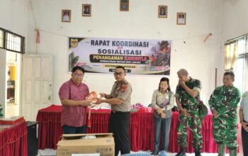 Polsek Rungan Terima Bantuan Dua Unit Alat Penanganan Karhutla dari PT ALS