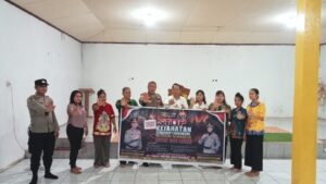 Satuan Binmas Polres Gunung Mas Edukasi Pencegahan Karhutla kepada Umat Hindu Kaharingan